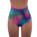 Cotton Candy High Waist Siren Shorts-6