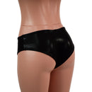 Lowrise Siren Shorts in Black Mystique Metallic-4