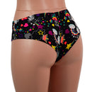 Lowrise Siren Shorts in Unicorns and Rainbows-4