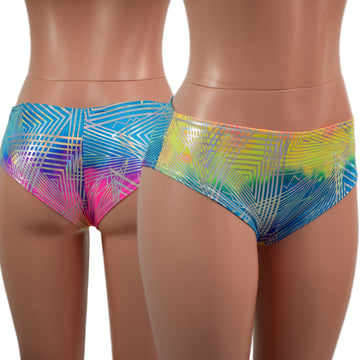 Lowrise Siren Shorts in Spectrum