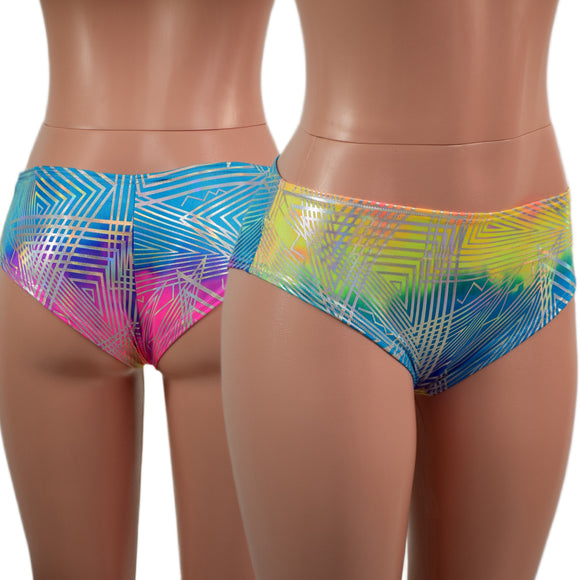 Lowrise Siren Shorts in Spectrum