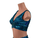 Starlette Bralette in Turquoise on Black Shattered Glass-4