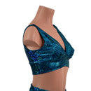 Starlette Bralette in Turquoise on Black Shattered Glass-5