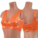 Starlette Bralette in Neon Orange Sparkly Jewel-1