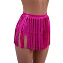 Siren Gladiator Shorts in Neon Pink Sparkly Jewel-1