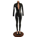 Stingray PU Coated Spandex Catsuit with Front Zipper - 2