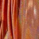 UV Orange Sparkly Jewel Fabric - Coquetry Clothing