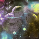 UV Glow Galaxy Print Spandex Fabric - Coquetry Clothing