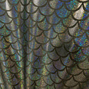 Black Dragon Scale Fabric - 1