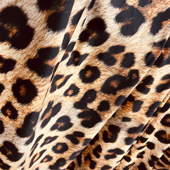 Leopard Print Spandex Fabric - Coquetry Clothing
