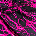 UV  Pink Lightning Print Fabric - 2