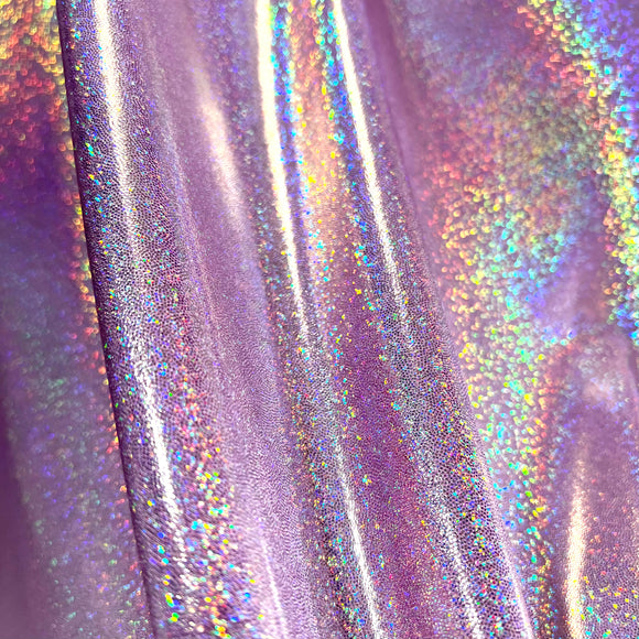 Lilac Holographic Sparkly Jewel Fabric - Coquetry Clothing