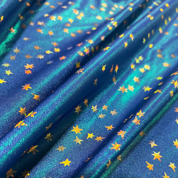 Stardust Holographic Spandex Fabric - Coquetry Clothing