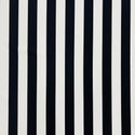 UV Black & White Stripe Spandex Fabric - 4