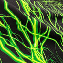UV  Green Lightning Print Fabric - Coquetry Clothing