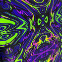 UV Glow Neon Melt Fabric - 3