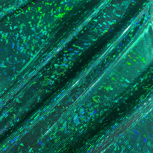 Green Kaleidoscope Spandex Fabric - Coquetry Clothing