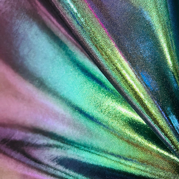 Scarab Metallic Spandex Fabric - Coquetry Clothing