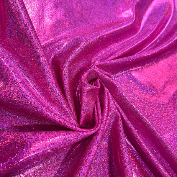 UV Glow Neon Pink Sparkly Jewel Fabric - 3