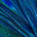 Ocean Sparkle Holographic Spandex Fabric - Coquetry Clothing