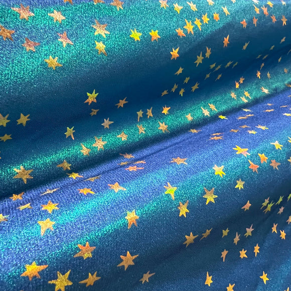 Stardust Holographic Spandex Fabric - Coquetry Clothing
