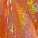 UV Orange Sparkly Jewel Fabric - 2