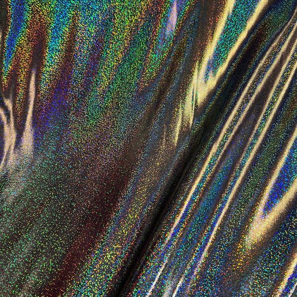 Silver Holographic Spandex Fabric - Coquetry Clothing