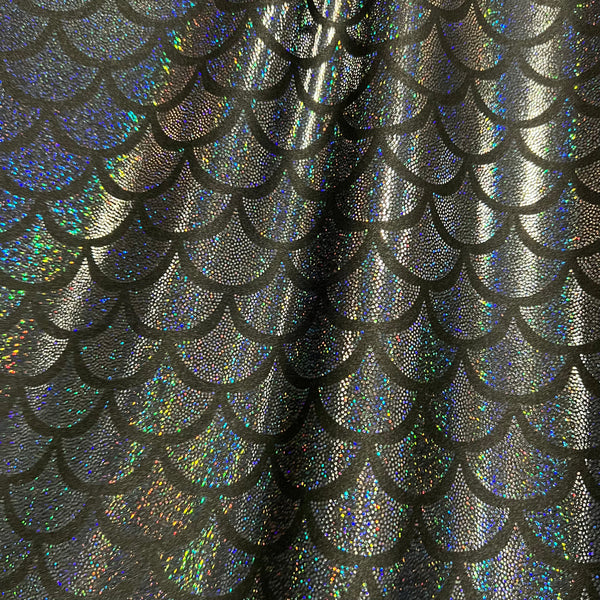 Black Dragon Scale Fabric - 5