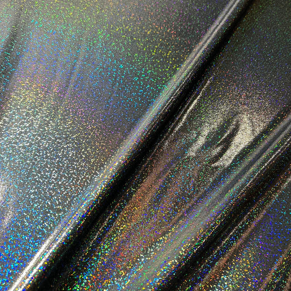 Black Holographic Fabric - Coquetry Clothing