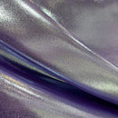 Lavender Ice Metallic Spandex Fabric - Coquetry Clothing