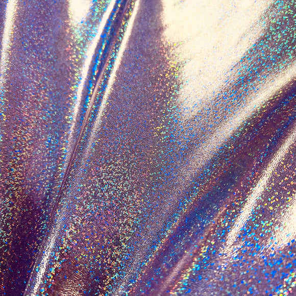 Lilac Holographic Sparkly Jewel Fabric - Coquetry Clothing