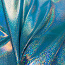 Seafoam Holographic Spandex Fabric - Coquetry Clothing