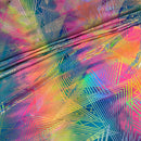 UV Glow Spectrum Holographic Stretch Fabric - Coquetry Clothing
