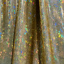 Gold Kaleidoscope Fabric - Coquetry Clothing