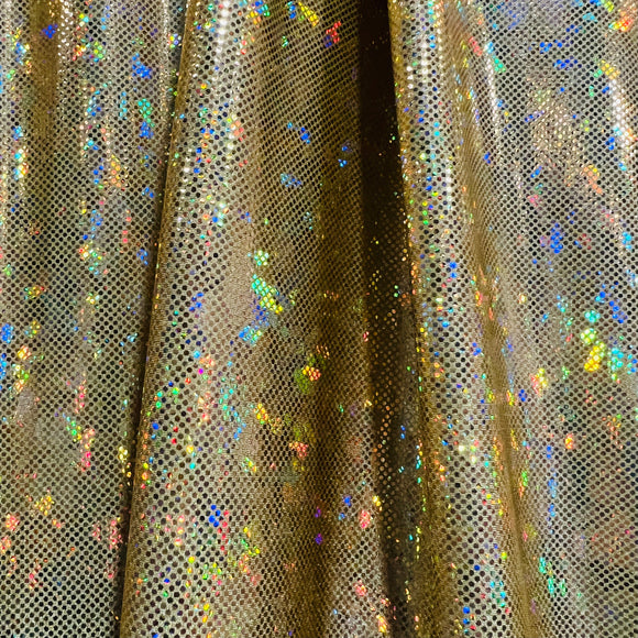 Gold Kaleidoscope Fabric - Coquetry Clothing