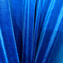 Sapphire Stretch Velvet Fabric - 5