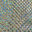 Silver & Pink Scale Fabric - Coquetry Clothing