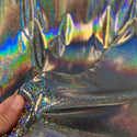 Silver Holographic Spandex Fabric - 4