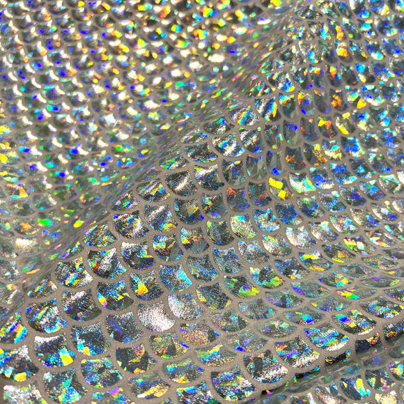 Silver & Pink Scale Fabric - Coquetry Clothing