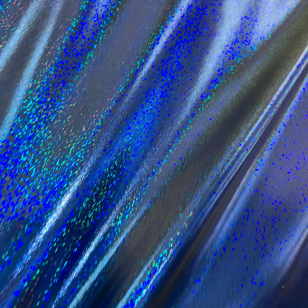 Blue Sparkly Jewel Fabric - 3