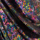 CyberSpace Metallic Spandex Fabric - Coquetry Clothing
