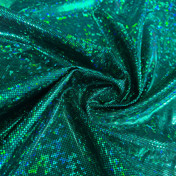 Green Kaleidoscope Spandex Fabric - Coquetry Clothing