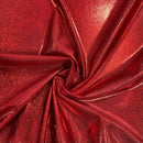 Red Sparkly Jewel Fabric - Coquetry Clothing