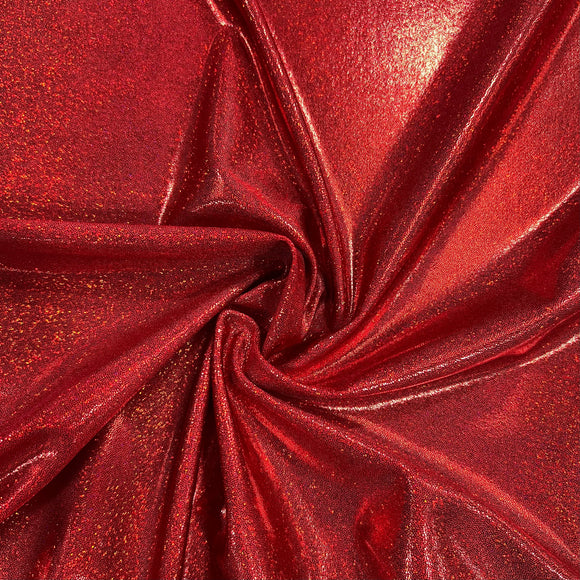 Red Sparkly Jewel Fabric - Coquetry Clothing