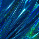 Ocean Sparkle Holographic Spandex Fabric - Coquetry Clothing