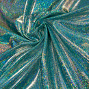 Seafoam Holographic Spandex Fabric - Coquetry Clothing