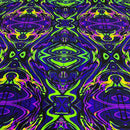 UV Glow Neon Melt Fabric - Coquetry Clothing