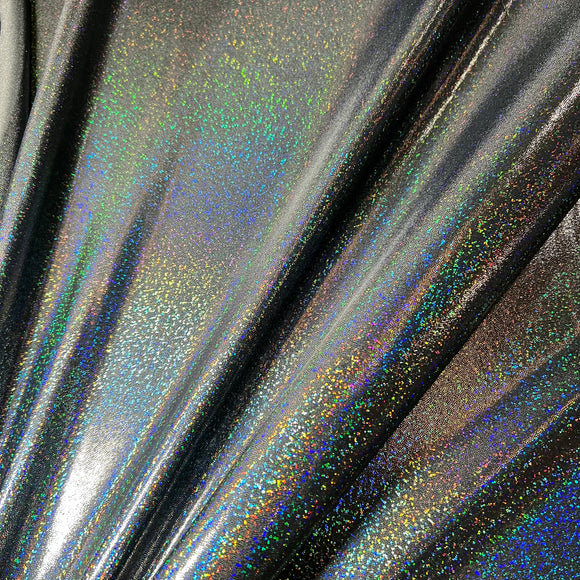 Black Holographic Fabric - Coquetry Clothing