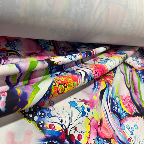 Dreamscape Print Spandex Fabric - Coquetry Clothing