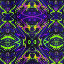 UV Glow Neon Melt Fabric - Coquetry Clothing